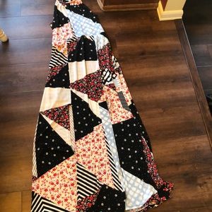 Patchwork Maxi Dress